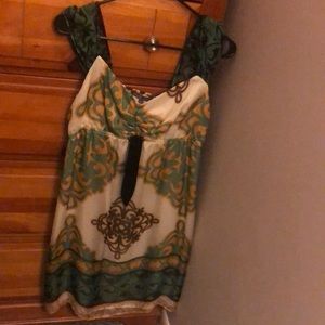 Hale Bob Baroque Print Dress